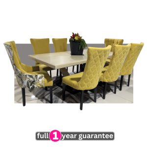 Keylargo 2.1m table & Knight chairs - Quince