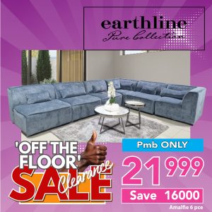 Amalfi 6 pcer Corner Lounge Suite Bergen Graphite