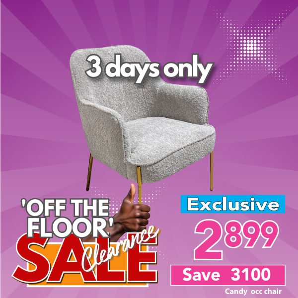 Candy Occasional Chair - Grey