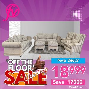 Vivaldi 6pce lounge suite - Beige