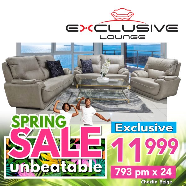 Chezlin lounge suite - Beige