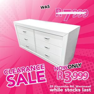 Savannah sideboard - white