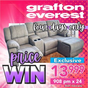 Grafton Everest Ariel - 3 pce - Addo Grey