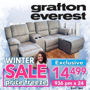 Grafton Everest Ariel - 3 pce - Addo Grey