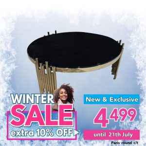 Paris round coffee table