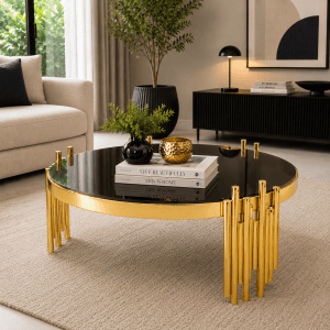 Paris round coffee table