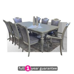 Lucia dining room table & 8 chairs