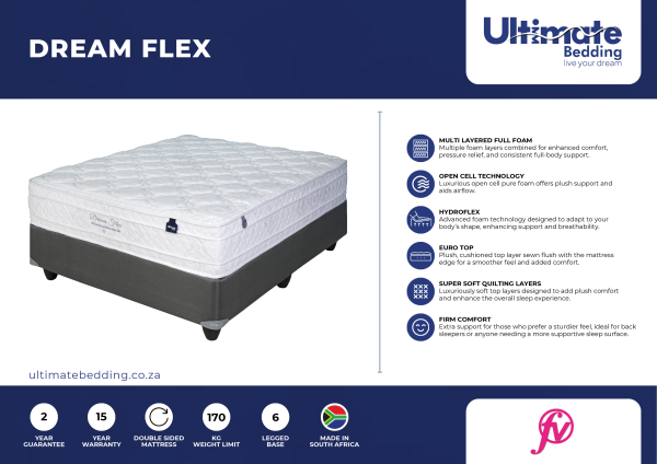 Dream Flex - No Turn - Full Foam - Mattress Only - Image 2