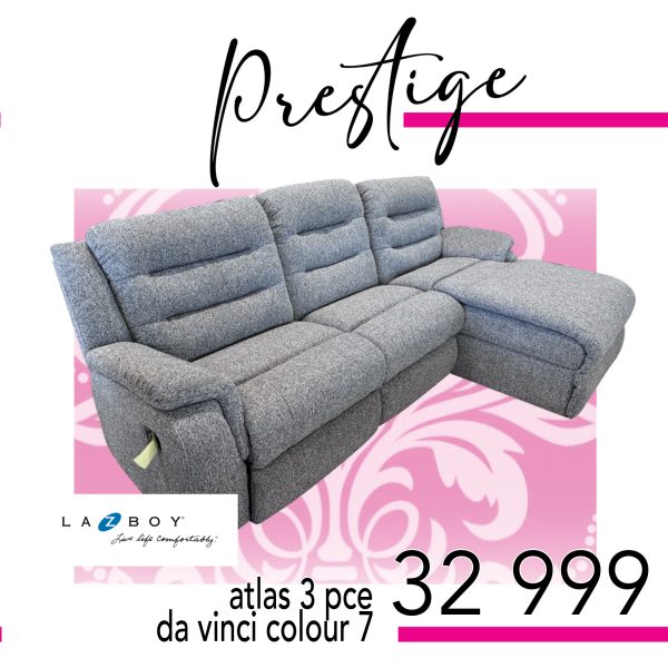 La-Z-Boy Atlas 3 pce corner - da vinci colour 7