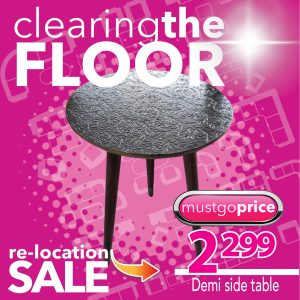 Demi sidetable