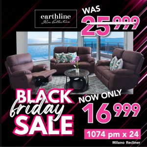 Milano 3:2:Recliner- Mocca