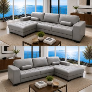 Vargan with chaise - Axel Grey - LHF or RHF