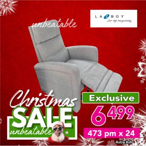 La-Z-Boy - Astra Recliner - Ash