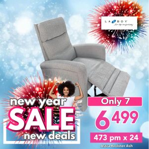 La-Z-Boy - Astra Recliner - Ash