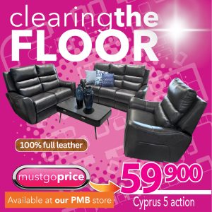 Alpine Cyprus 5 action - Neo Steel - Electric Recliner
