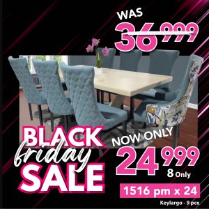 Keylargo 2.1m table & Knight chairs - Pixel Hydro (Copy)