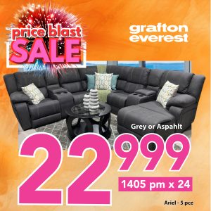 Grafton Everest Ariel - 5 pce - Addo Asphalt