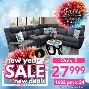 Furguson - 5 pce - electric recliners - Preston Flint