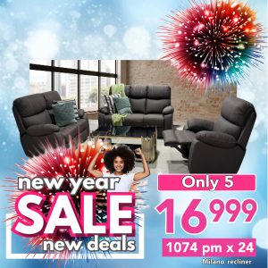 Milano 3:2:Recliner - Legacy Brown