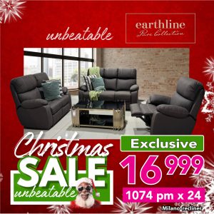 Milano 3:2:Recliner - Legacy Brown