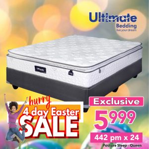 Posture Rest - No Turn - Base & Mattress - Queen