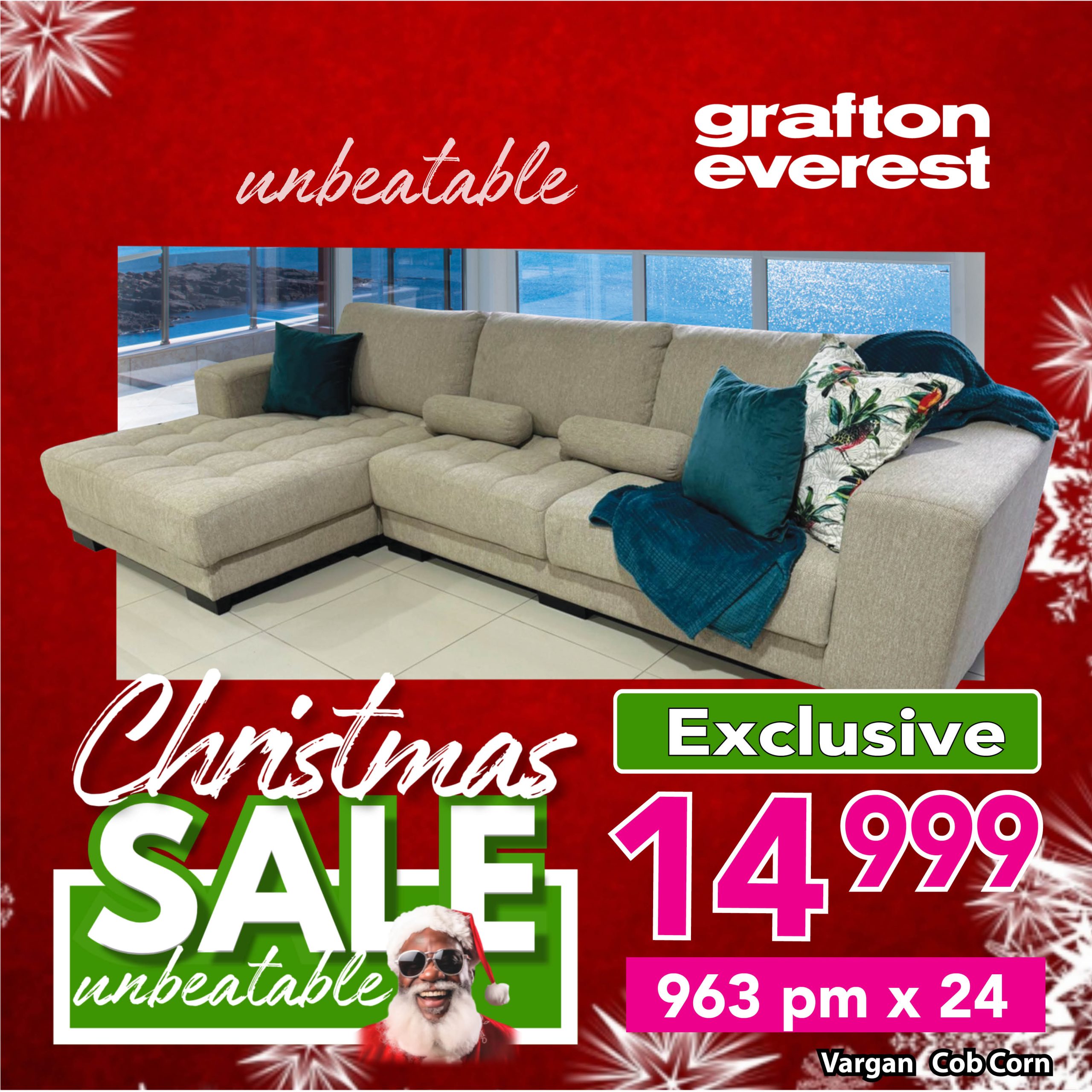 Vargan with chaise  – Cob Corn- LHF or RHF