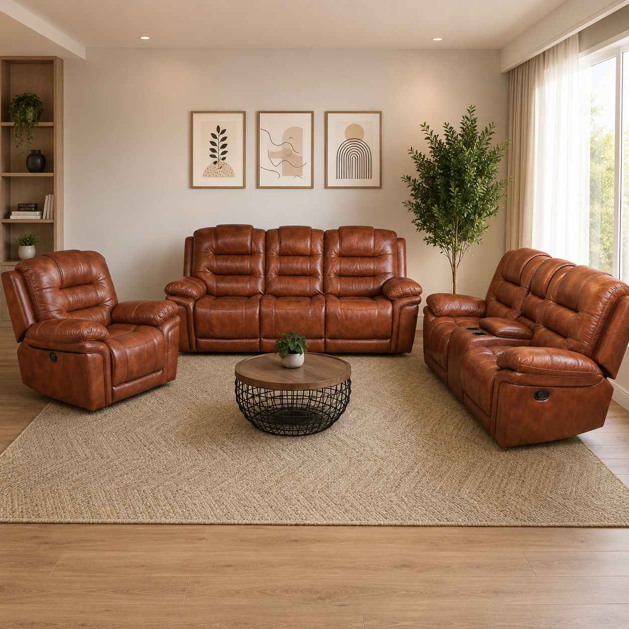 Sparta 5 action - Cumulus Chestnut - Electric Recliner