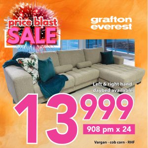 Vargan with chaise - cob corn - LHF or RHF