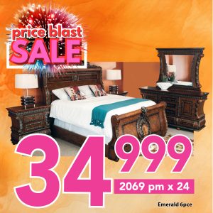 Emerald 6pce Bedroom Suite