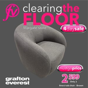 Anesi Tub Chair - Axl Brown - Margate store only