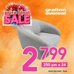 Anesi Tub Chair - Axl Grey