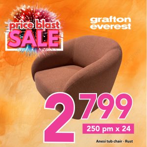 Anesi Tub Chair - Axl Rust