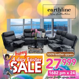 Carter - 3 action - Cinema Console - Black L/U