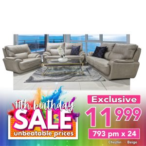 Chezlin lounge suite - Beige