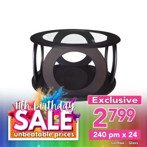 Lechwe Glass Coffee Table