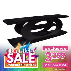 Sable Plasma Stand - no drawer - Mahogany