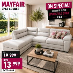 Mayfair 2pce corner  - LHF - Jamie Pelican