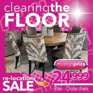 Evan dining room suite - Chobe chairs