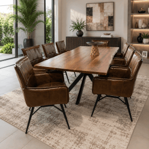 Vitro dining room suite - Earl chairs