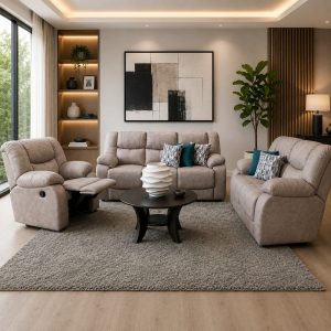 Grafton Everest Caledon 3:2:Recliner- Addo Taupe