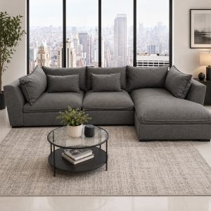 Barbados 2pce with chaise  - Grey