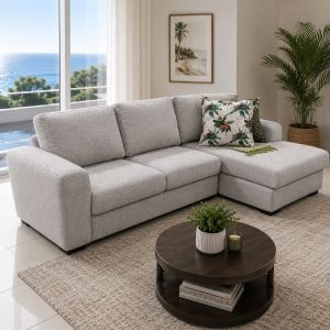 Kansas 2pce with chaise  - Grey