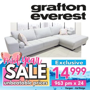 Vargan with chaise - axl beige - LHF or RHF