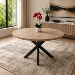 Alpine round dining room table