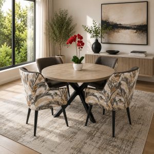 Alpine dining table - Stella chairs