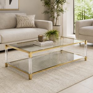 CT 929 Gold Coffee Table