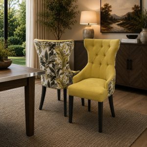 Octavia Chair - bougainvillea | yellow quince